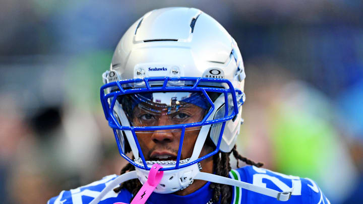 Nov 30, 2025; Seattle, Washington, USA; Seattle Seahawks wide receiver Rashid Shaheed (22) warms up before the game against the Minnesota Vikings at Lumen Field. Mandatory Credit: Steven Bisig-Imagn Images Nov 30, 2025; Seattle, Washington, USA; Seattle Seahawks wide receiver Rashid Shaheed (22) warms up before the game against the Minnesota Vikings at Lumen Field. Mandatory Credit: Steven Bisig-Imagn Images