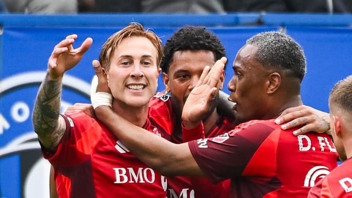 Federico Bernardeschi (left) became the second-highest goalscorer in the history of the Canadian Classique's MLS era.