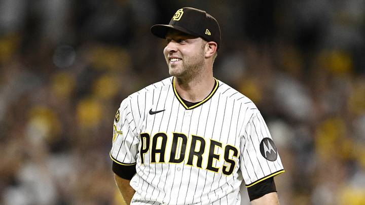 Padres pitcher Michael King’s six-out save rescued an undermanned bullpen in Game 3 of the NLDS. Padres pitcher Michael King’s six-out save rescued an undermanned bullpen in Game 3 of the NLDS.
