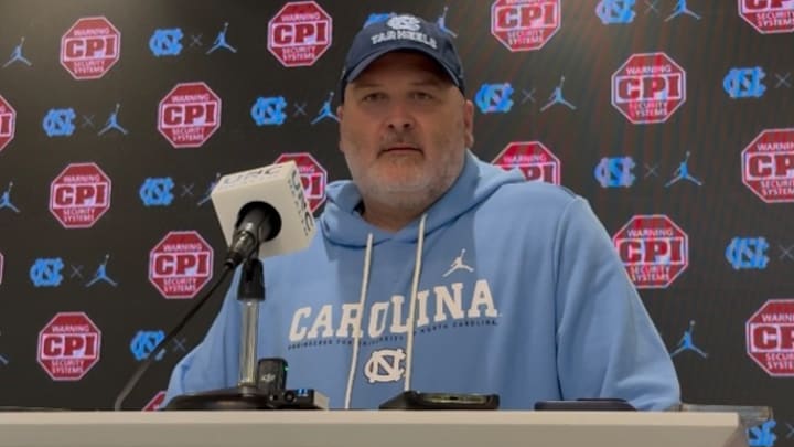 UNC offensive line coach Will Friend