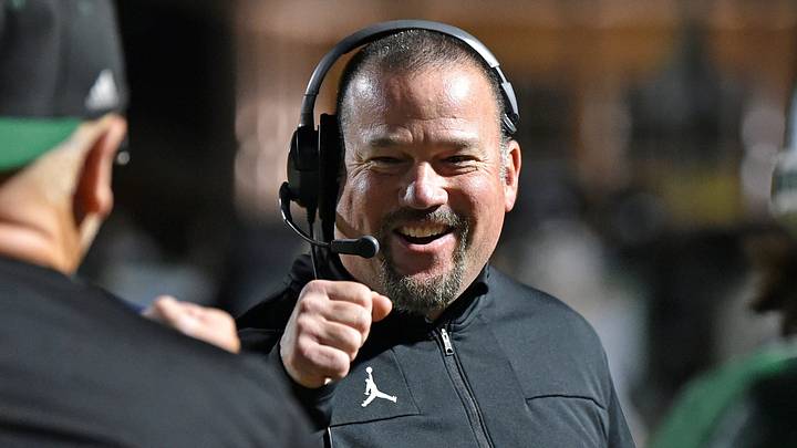 Venice head football coach John Peacock captured his 200th career win last Friday when his team defeated Cape Coral 63-21. Venice head football coach John Peacock captured his 200th career win last Friday when his team defeated Cape Coral 63-21.