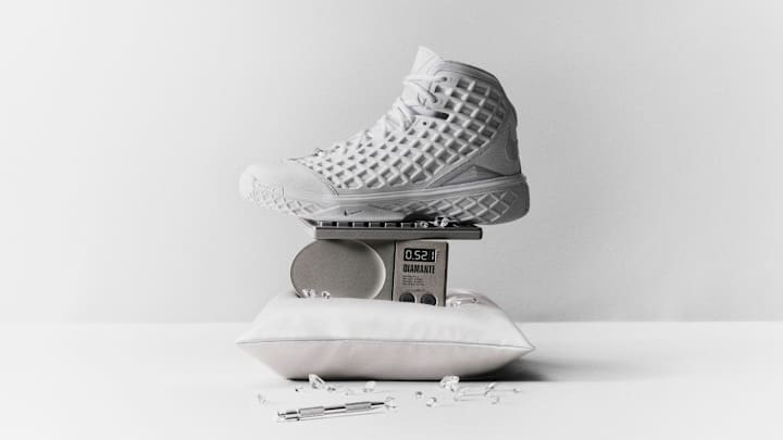 The Nike Kobe 3 Protro 'Halo' colorway.