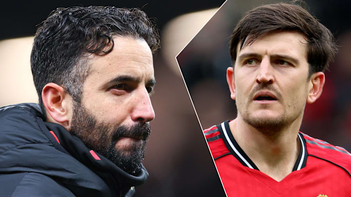 Ruben Amorim (left) valued Harry Maguire’s heading abilities.