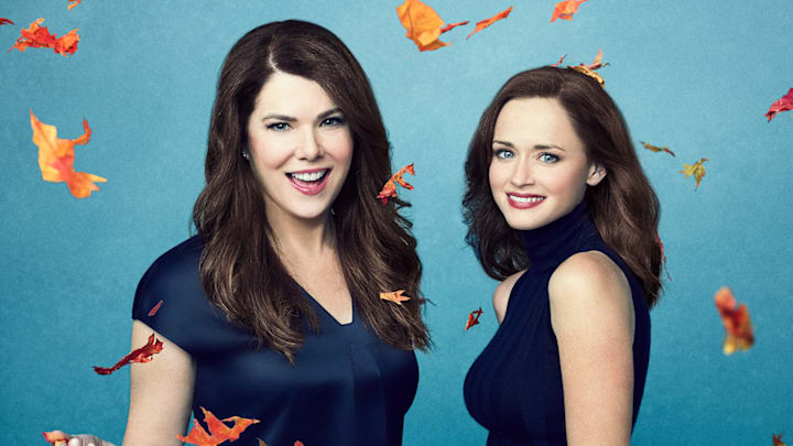 Lauren Graham and Alexis Bledel in Gilmore Girls: A Year in the Life key art - Netflix Lauren Graham and Alexis Bledel in Gilmore Girls: A Year in the Life key art - Netflix