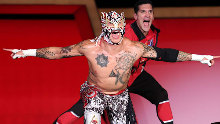 Rey Fenix on the 7/20 episode of AEW Collision