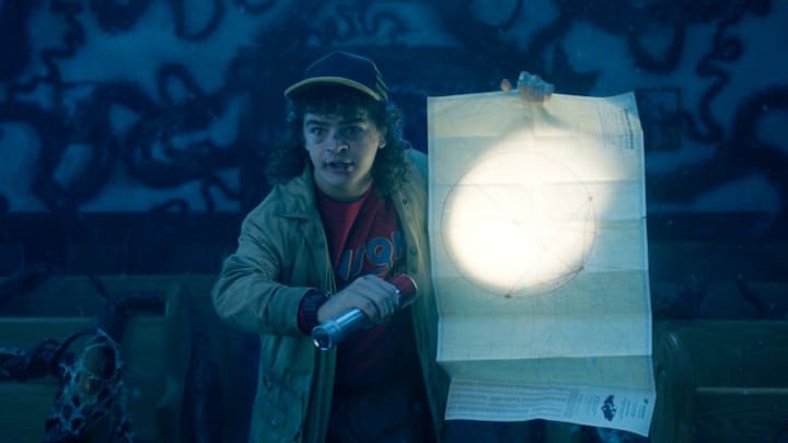 STRANGER THINGS: SEASON 5. Gaten Matarazzo as Dustin Henderson in Stranger Things: Season 5. 
