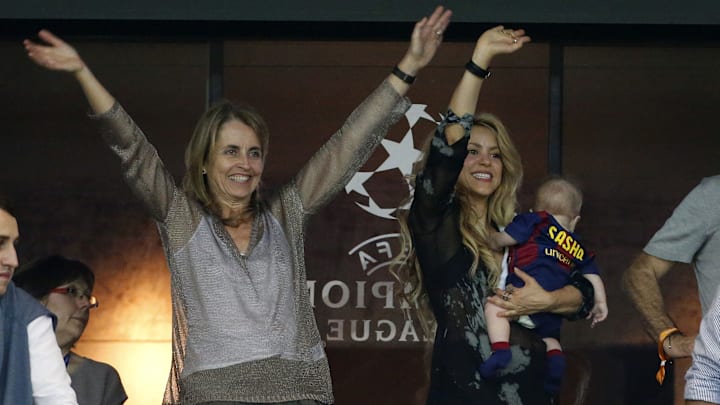 Shakira y Montserrat Bernabéu aparecieron juntas en varios eventos públicos mientras eran familia