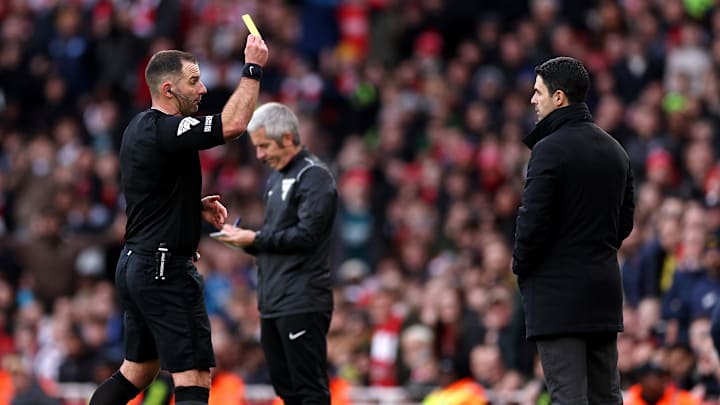 Arteta saw yellow once again