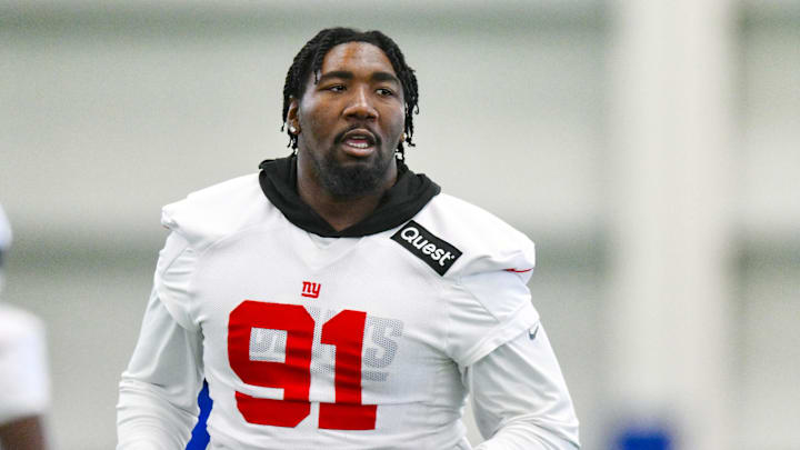 New York Giants defensive tackle Darius Alexander New York Giants defensive tackle Darius Alexander