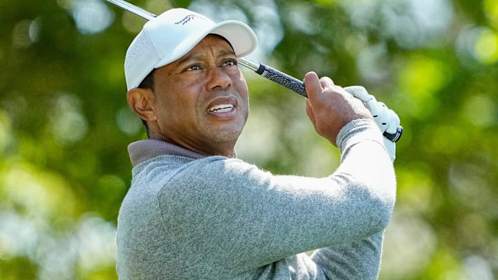 Tiger Woods, pictured at the 2024 Masters, will be PGA Tour Champions-eligible in 2026.