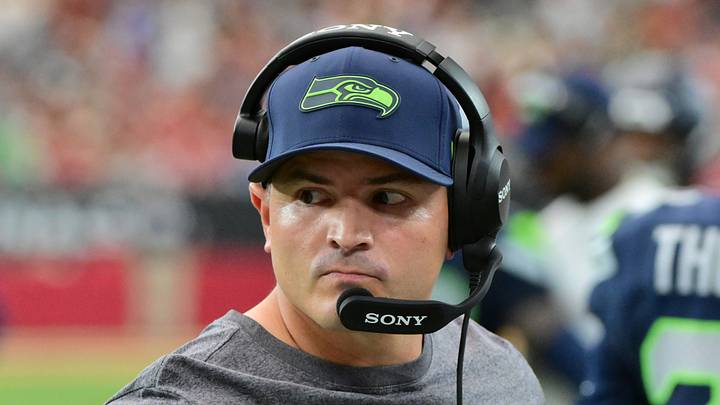 Seattle Seahawks head coach Mike Macdonald looks on in Week 2 Seattle Seahawks head coach Mike Macdonald looks on in Week 2