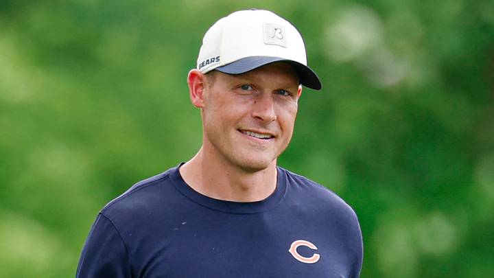 Chicago Bears head coach Ben Johnson