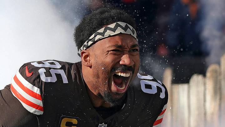 Cleveland Browns defensive end Myles Garrett.