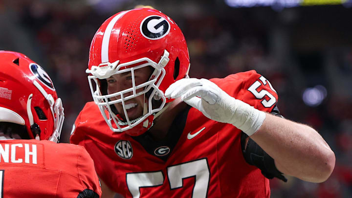 Georgia Bulldogs offensive lineman Monroe Freeling