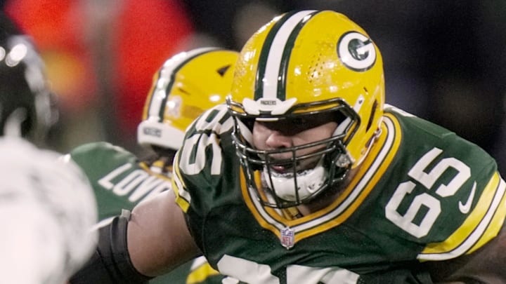 Green Bay Packers guard Aaron Banks played 71 percent of the offensive snaps in his first season with the team.