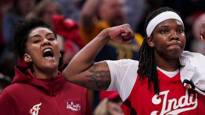 Indiana Fever forward Myisha Hines-Allen (2) Indiana Fever forward Myisha Hines-Allen (2)