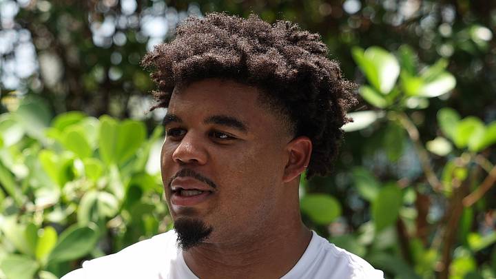 Miami Dolphins linebacker Chop Robinson Miami Dolphins linebacker Chop Robinson