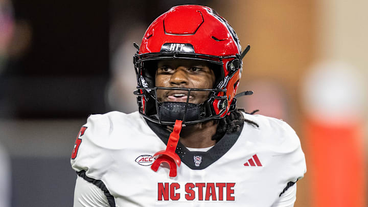 North Carolina State Wolfpack wide receiver Noah Rogers (5)