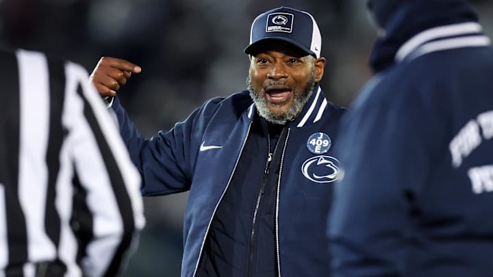 It was a big night for Penn State acting head coach Terry Smith, whose team is now one game from bowl eligibility. It was a big night for Penn State acting head coach Terry Smith, whose team is now one game from bowl eligibility.