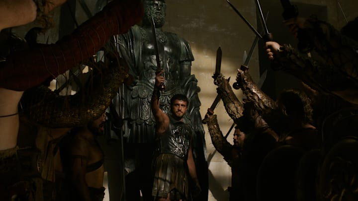 Paul Mescal plays Lucius in Gladiator II from Paramount Pictures. © 2024 Paramount Pictures.