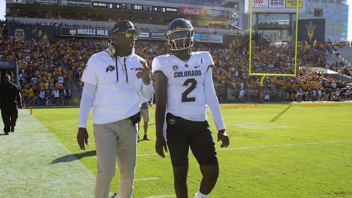 Cleveland Browns quarterback Shedeur Sanders spoke to reporters about his dad Deion's cancer diagnosis for the first time this week.