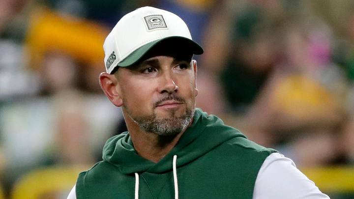 Green Bay Packers head coach Matt LaFleur Green Bay Packers head coach Matt LaFleur