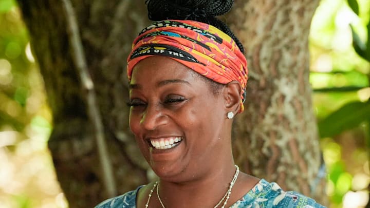 “Therapy Carousel” – Castaways are forced to go back to the drawing board and reassess their alliances. One castaway’s attempt to publicly set the record straight, sends shockwaves through the rest of camp. The reward challenge is a smash hit as tribes must shatter all other’s hopes of coming in first. Then, differences in work ethic cause strain among tribemates on SURVIVOR 50. Credit: CBS “Therapy Carousel” – Castaways are forced to go back to the drawing board and reassess their alliances. One castaway’s attempt to publicly set the record straight, sends shockwaves through the rest of camp. The reward challenge is a smash hit as tribes must shatter all other’s hopes of coming in first. Then, differences in work ethic cause strain among tribemates on SURVIVOR 50. Credit: CBS