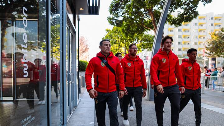 La selección mexicana varonil de flag football ya está en la sede del Super Bowl para enfrentar hoy a Estados Unidos. La selección mexicana varonil de flag football ya está en la sede del Super Bowl para enfrentar hoy a Estados Unidos.