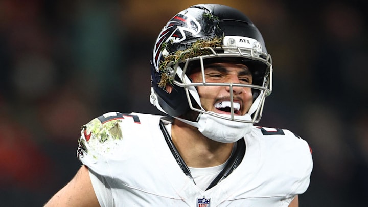 Atlanta Falcons wide receiver Drake London Atlanta Falcons wide receiver Drake London