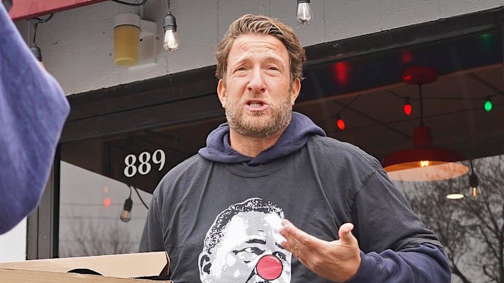 Barstool Sports founder and pizza influencer Dave Portnoy went on a four-trip pizza journey in Rhode Island Thursday, starting at Merlino's in Cranston.