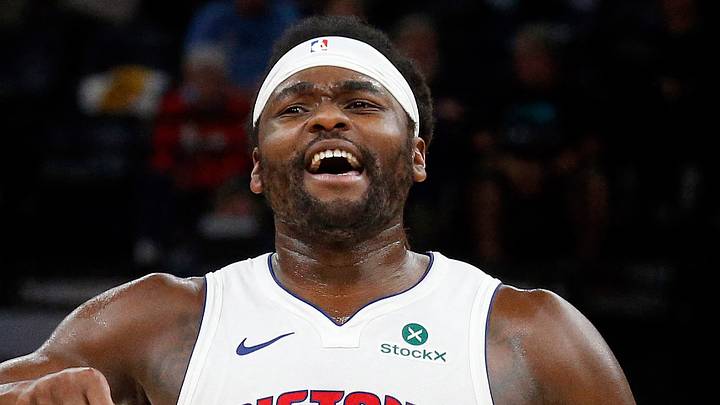 Nov 3, 2025; Memphis, Tennessee, USA; Detroit Pistons forward Isaiah Stewart (28) reacts during a timeout during the third quarter against the Memphis Grizzlies at FedExForum. Mandatory Credit: Petre Thomas-Imagn Images