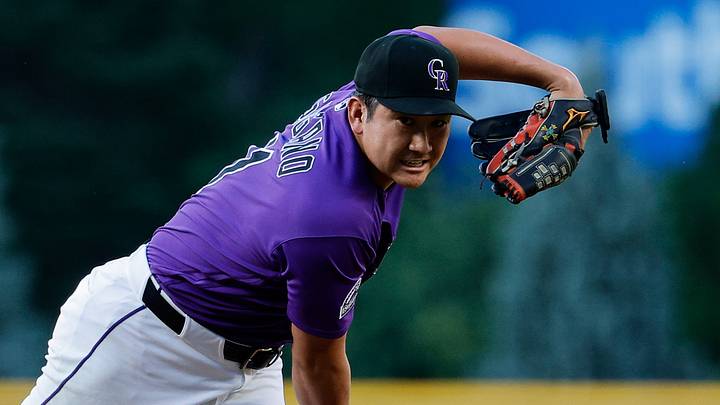 Colorado Rockies starting pitcher Tomoyuki Sugano (11) pitches at Coors Field. Credit: Isaiah J. Downing-Imagn Images Colorado Rockies starting pitcher Tomoyuki Sugano (11) pitches at Coors Field. Credit: Isaiah J. Downing-Imagn Images