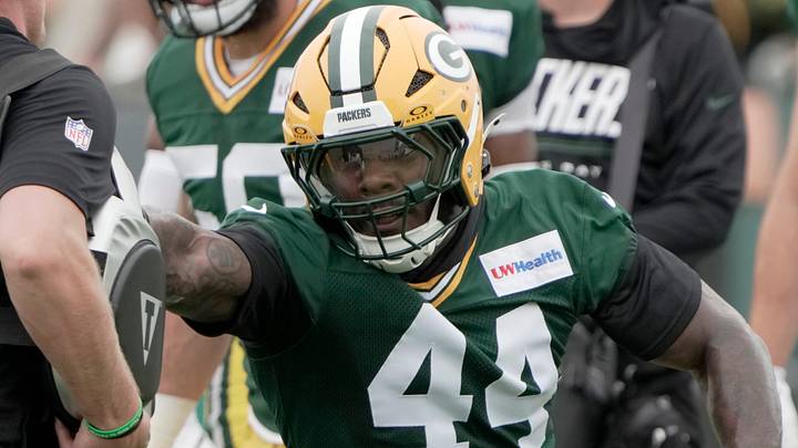 Green Bay Packers linebacker Zaire Franklin has been a key addition to the defense. Green Bay Packers linebacker Zaire Franklin has been a key addition to the defense.