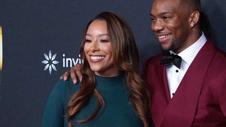 Nicole Lynn and Bijan Robinson pose on the NFL Honors Red Carpet before Super Bowl LX at Palace of Fine Arts. Nicole Lynn and Bijan Robinson pose on the NFL Honors Red Carpet before Super Bowl LX at Palace of Fine Arts.