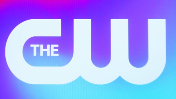 In this photo illustration, The CW Television Network logo
