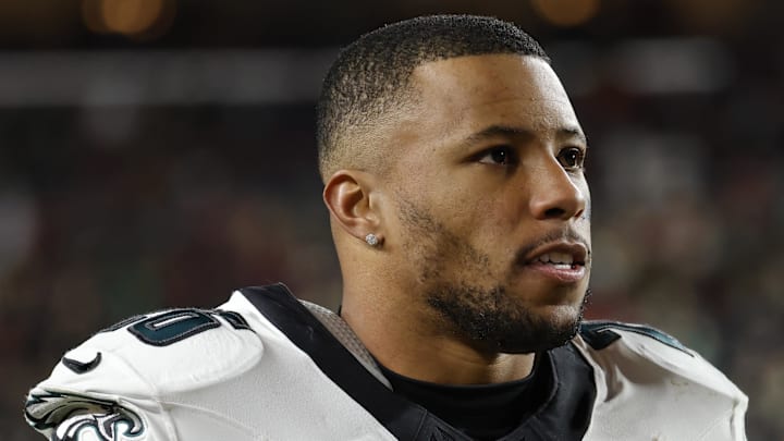 Philadelphia Eagles running back Saquon Barkley Philadelphia Eagles running back Saquon Barkley