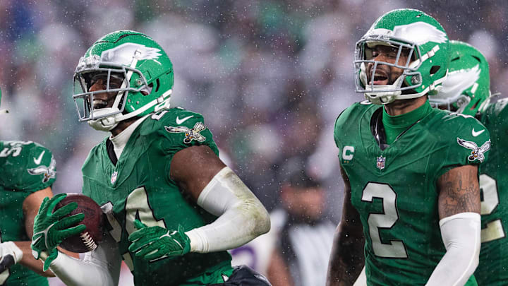 Nov 26, 2023; Philadelphia, Pennsylvania, USA; Philadelphia Eagles cornerback James Bradberry (24)