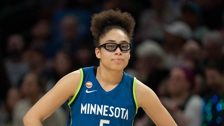 Minnesota Lynx guard Olivia Miles (5) Minnesota Lynx guard Olivia Miles (5)