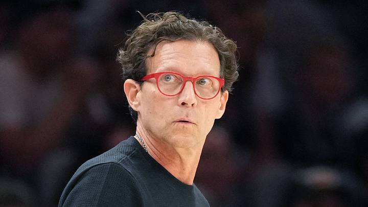 Atlanta Hawks head coach Quin Snyder against the San Antonio Spurs at Frost Bank Center on Oct. 8, 2026. Atlanta Hawks head coach Quin Snyder against the San Antonio Spurs at Frost Bank Center on Oct. 8, 2026.