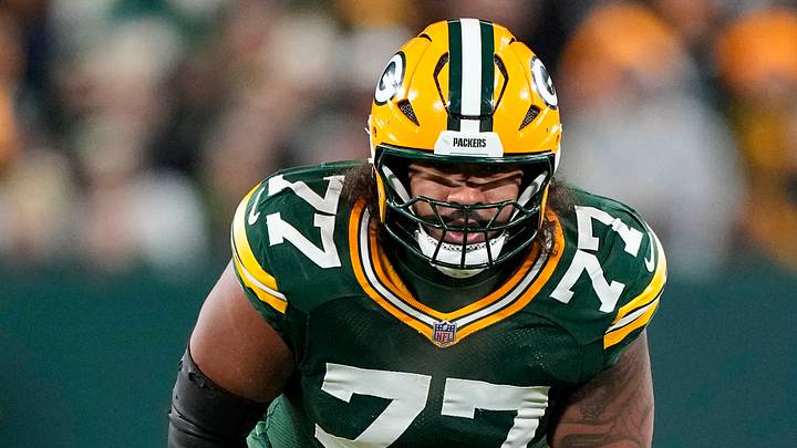 Jordan Morgan will start at left tackle for the Green Bay Packers this season. Jordan Morgan will start at left tackle for the Green Bay Packers this season.