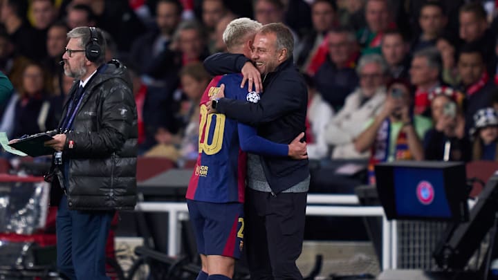 Flick gostou muito da atuação do Barcelona contra o Brest