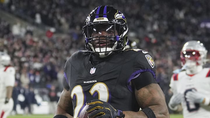 Baltimore Ravens running back Derrick Henry
