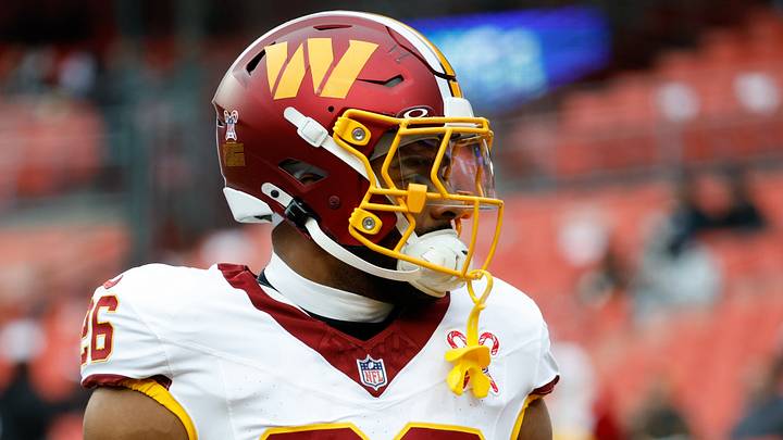 Washington Commanders running back Jeremy McNichols Washington Commanders running back Jeremy McNichols