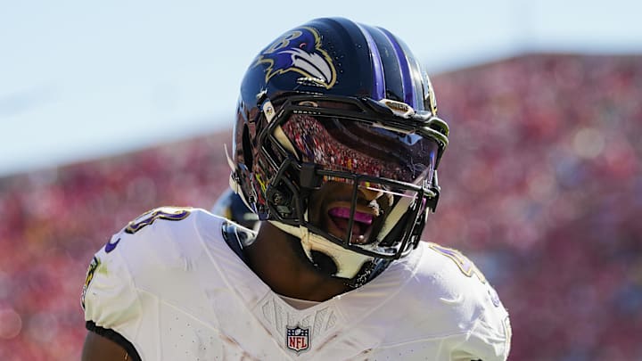 Baltimore Ravens running back Justice Hill Baltimore Ravens running back Justice Hill