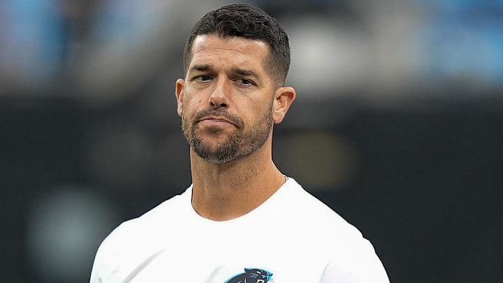 Carolina Panthers head coach Dave Canales