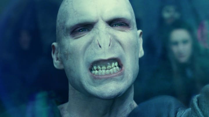 The Real Look of Lord Voldemort from "Harry Potter and the Goblet of Fire"