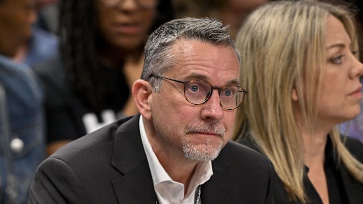 Curt Miller during the game between the Dallas Wings and the Indiana Fever