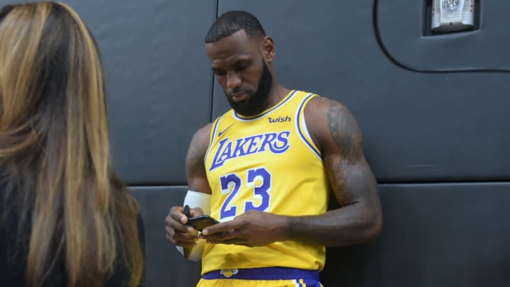 LeBron James tiene una actividad constante en las redes sociales