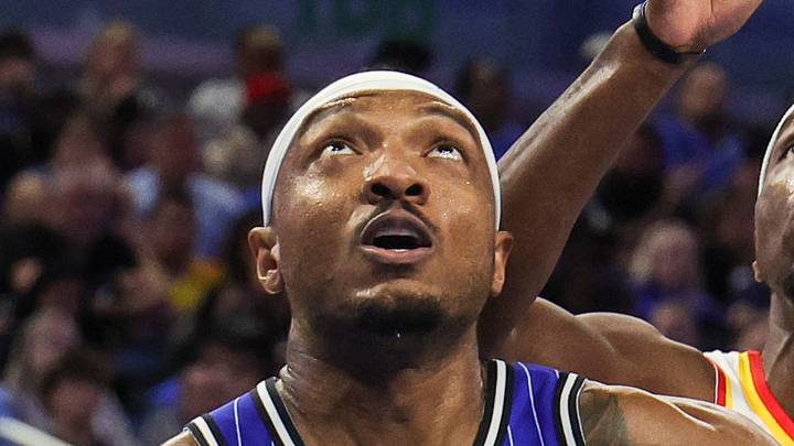 Orlando Magic center Wendell Carter Jr. and Atlanta Hawks center Onyeka Okongwu. Orlando Magic center Wendell Carter Jr. and Atlanta Hawks center Onyeka Okongwu.