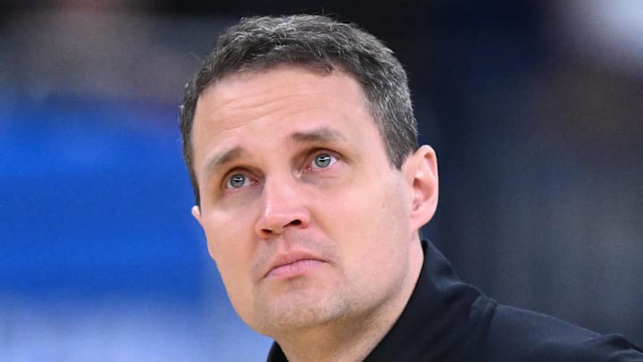 Mar 22, 2025; Providence, RI, USA; McNeese State Cowboys head coach Will Wade during the second half of a second round men’s NCAA Tournament game against the Purdue Boilermakers at Amica Mutual Pavilion. Mandatory Credit: Brian Fluharty-Imagn Images Mar 22, 2025; Providence, RI, USA; McNeese State Cowboys head coach Will Wade during the second half of a second round men’s NCAA Tournament game against the Purdue Boilermakers at Amica Mutual Pavilion. Mandatory Credit: Brian Fluharty-Imagn Images